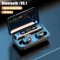 Tai nghe Bluetooth F9 5.3 Tai nghe thể thao Giảm tiếng ồn trong tai Tai nghe không dây có Mic cho Xiaomi iPhone