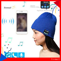 Tai nghe Bluetooth FML Nhạc dệt kim Mũ mùa đông không dây Unisex Beanie Cap Tai nghe