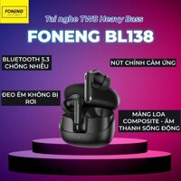 Tai nghe bluetooth FONENG BL138 phiên bản 5.3 chống nhiễu âm bass mạnh độ trễ thấp có micro lọc tiếng ồn