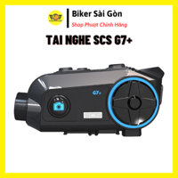 Tai Nghe Bluetooth Gắn Nón Bảo Hiểm SCS G7+ Intercom Camera - Biker Sài Gòn