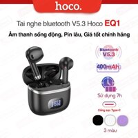 Tai nghe Bluetooth giá rẻ V5.3 Hoco EQ1 pin 400mah , sử dụng đến 7 giờ phù hợp học tập, làm việc và giải trí