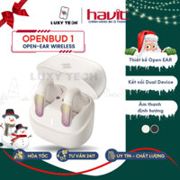 Tai Nghe Bluetooth Havit Openbuds 1 TW980, Công Nghệ Truyền Âm Định Hướng, Thiết Kế Open-Ear, BT 5.3, BH 12 THÁNG