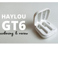 Tai nghe Bluetooth HAYLOU GT6 5.2 Chính Hãng 100% - Ghép Nối Tự Động Độ Trễ Thấp Âm Thanh Mono Và AAC Stero