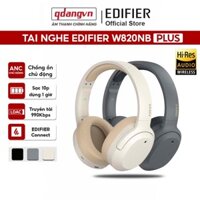 Tai Nghe Bluetooth Headphone Edifier W820NB PLUS - Chống ồn chủ động, sạc nhanh 10 phút, pin trâu.