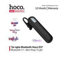 Tai nghe Bluetooth Hoco E37 Gratified Business V4.1, Pin trâu đàm thoại, nghe nhạc 15h, rảnh tay cho ace lái xe