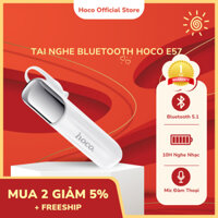 Tai nghe bluetooth Hoco E57, tai nghe nhét tai 1 bên có mic đàm thoại, 10h nghe nhạc, hiện đại