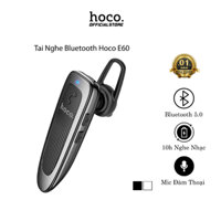 Tai nghe bluetooth Hoco E60, tai nghe 1 bên có mic đàm thoại chuyên dụng, 10h nghe nhạc - Chính hãng.