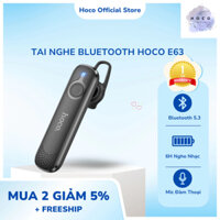 Tai nghe bluetooth Hoco E63, tai nghe 1 bên có mic đàm thoại chuyên dụng, 6h nghe nhạc.
