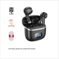 Tai nghe Bluetooth Hoco EQ1 V5.3 , pin 400mah , sử dụng đến 7 giờ , thiết kế sang trọng,vỏ sạc có màn hình LED.