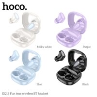Tai nghe bluetooth Hoco EQ13 dòng 2 tai có đốc sạc, hỗ trợ Siri, tích hợp mic đàm thoại, nhỏ gọn thời gian nghe nhạ
