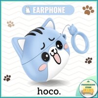 Tai Nghe Bluetooth Hoco EW48 Kèm Ốp Cute, Có Mic Đàm Thoại | Tai Nghe Không Dây Nhét Tai Hoco EW48