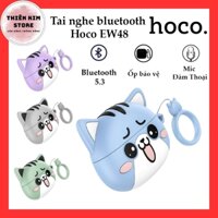 Tai nghe bluetooth Hoco EW48 tai nghe nhét tai kèm ốp mèo có mic đàm thoại 4h nghe nhạc âm thanh nổi