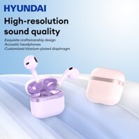 Tai nghe Bluetooth Hyundai HY-T02 Pro IPX5 Chống nước Thông minh Khử tiếng ồn Chất lượng âm thanh