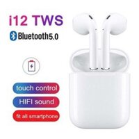 Tai nghe Bluetooth i12 TWS cảm biến vân tay-Pro