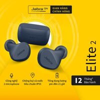 Tai Nghe Bluetooth Jabra Elite 2  Thương hiệu Đan Mạch  Chống Nước IP55  Công nghệ chống ồn từ Jabra  Nghe Nhạc lên đến 21H  Hàng Chính Hãng - Dark Grey