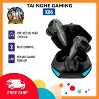 Tai Nghe Bluetooth K86, Không Dây Gaming Cao Cấp, Bass Siêu Mạnh, Đỗ Trễ Cực Thấp, Âm Thanh Cực Hay