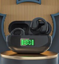 Tai nghe Bluetooth Kẹp liền mạch trên tai nghe không dây có độ phân giải cao giảm tiếng ồn cuộc gọi, chất lượng âm thanh vòm, màn hình kỹ thuật số và tuổi thọ pin dài