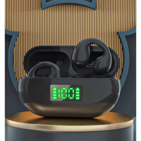 Tai nghe Bluetooth Kẹp liền mạch trên tai nghe không dây có độ phân giải cao giảm tiếng ồn cuộc gọi, chất lượng âm thanh vòm, màn hình kỹ thuật số và tuổi thọ pin dài