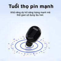 Tai nghe bluetooth không dây 1 bên mini J55 bass mạnh âm thanh Hi-Ress chống ồn thông minh tích hợp mic nút điều chỉnh tiếp nhận cuộc gọi qua bài dễ dàng thao tác dùng cho androi ios