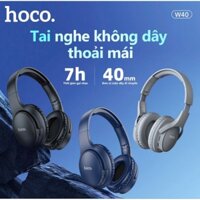 Tai nghe Bluetooth không dây Hoco W40. Bluetooth 5.3 thời gian sử dụng 7h