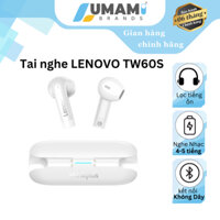 Tai nghe bluetooth không dây nhét tai chống ồn lenovo chính hãng ZUZG TW60S