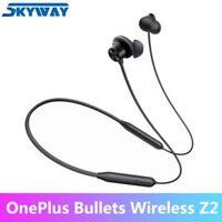 Tai nghe Bluetooth không dây OnePlus Bullets Wireless Z2 với điều khiển từ xa nam châm và microphone tích hợp, âm thanh động mạnh mẽ và sạc nhanhDynamic Fast Charge Bullets Wireless Z2.