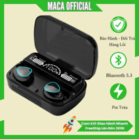 Tai Nghe Bluetooth Không Dây M10 Pin Trâu 3000mah, Nút Cảm Ứng, Chống Nước Chống Ồn - Tai Nghe Giá Rẻ - Maca_Offical|M10