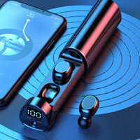 Tai Nghe Bluetooth Không Dây Mini TWS Có Đèn Pin LED Cho iPhone 6 7 8 X 11 12 13 14 Pro Max SE
