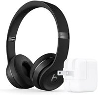 Tai nghe Bluetooth không dây Beats Solo3 màu đen kèm Bộ chuyển đổi USB 12W của Apple