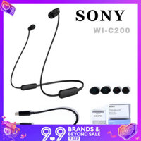 Tai Nghe Bluetooth Không Dây Sony/ Sony WI-C200 Tai Nghe Trong Tai Điện Thoại Di Động Thể Thao Chạy Bộ