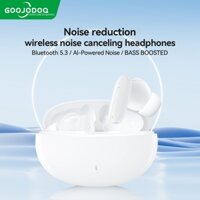Tai Nghe Bluetooth Không Dây Goojodoq TWS Loại Bỏ Tiếng Ồn Chuyên Nghiệp chống ồn,hiệu ứng âm thanh bass,cuộc gọi HD, pin với tấm bảo vệ