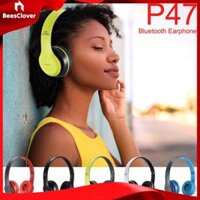 Tai Nghe bluetooth Không Dây beesclover p47 Có Thể Gấp Gọn Tích Hợp mic xiaomi