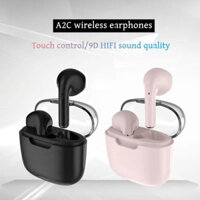 Tai nghe Bluetooth không dây đích thực A2CTWS MỚI Tuổi thọ pin siêu dài và âm thanh nổi Tai nghe thể thao chơi game có độ trễ thấp