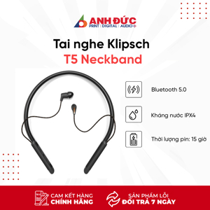 Tai nghe bluetooth Klipsch T5 Neckband