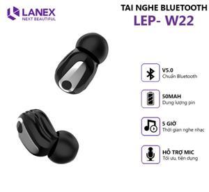 Tai nghe Bluetooth LANEX LEP-W22 V5.0 có mic