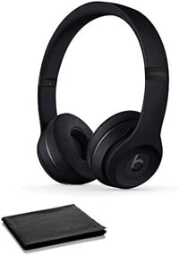 Tai nghe Bluetooth loại 1 Beats Solo3 Wireless On-Ear - Có tích hợp micrô và khăn lau kèm theo - Màu đen