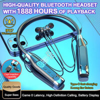 Tai nghe Bluetooth LS IPX7 Tai nghe Bluetooth chống nước Loại cổ không dây Tuổi thọ pin siêu dài Bài hát thể thao có thể được chèn vào thẻ Điện thoại di động Giảm tiếng ồn đa năng
