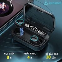 Tai nghe bluetooth M10 Pin Trâu 2500maH âm thanh trung thực, kèm sạc dự phòng (có bán buôn)