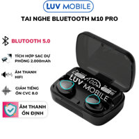 Tai Nghe Bluetooth M10 Pro, Phiên Bản Nâng Cấp Pin Trâu, Nút Cảm Ứng, Tự Động Kết Nối, Chống Ồn