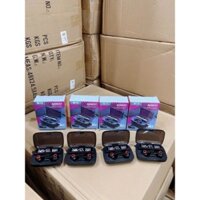 Tai nghe bluetooth M19 chip 5.1 bản mới nhất 2023,tai nghe không dây pin trâu cảm ứng nhạy cùng đèn led và âm thanh đỉnh