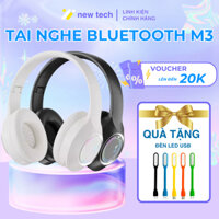 Tai Nghe Bluetooth M3 Không Dây Chống Ồn, Tai Nghe Mèo Chụp Tai Chơi Game Có Mic- Headphone Gaming