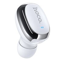 Tai nghe Bluetooth mini Hoco E54 dung lượng pin 40mAh chất liệu ABS cao cấp thời gian chờ lên đến 100 giờ  2 màu  - Hàng chính hãng - Trắng