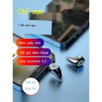 Tai nghe bluetooth mini không dây nút tai vô hình có thời gian chờ siêu dài tai đơn và đôi tai thể thao chạy tốc hành