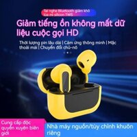 Tai nghe Bluetooth Mini phong cách mới xuyên biên giới Tai nghe Bluetooth E60 5.2 Tai nghe không dây nhỏ gọn hoạt hình âm thanh nổi song phương