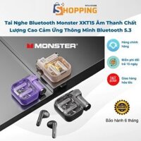 Tai Nghe Bluetooth Monster XKT15 Âm Thanh Chất lượng Cao Cảm ứng Thông Minh Bluetooth 5.3