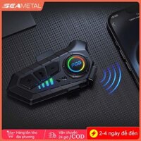 tai nghe bluetooth mũ bảo hiểm SEAMETAL không dây Intercom BT V5.0 Tai nghe không dây xe máy