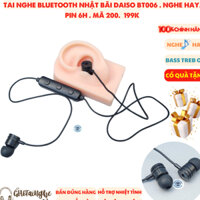 Tai nghe Bluetooth Nhật Bãi Daiso BT006 . nghe hay. Pin 6h . Mã 200