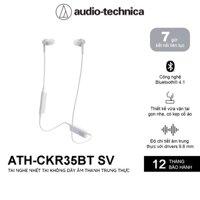 Tai Nghe Bluetooth Nhét Tai Audio Technica ATH-CKR35BT - Hàng Chính Hãng