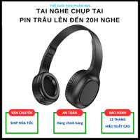 Tai nghe bluetooth pin trâu lên đến 20h đàm thoại, âm thanh sống động Hoco W46 - Hàng chính hãng