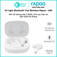 Tai nghe Bluetooth Rapoo i300 | Kết nối Bluetooth 5.0 , cổng sạc Type-C - Hàng Chính Hãng